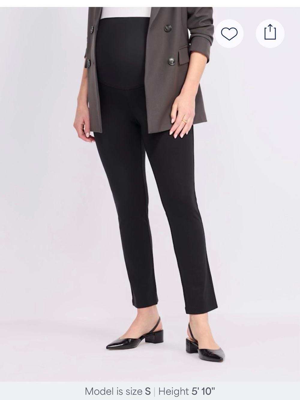 NEW Ingrid & Isabelle Maternity Pants Size XL